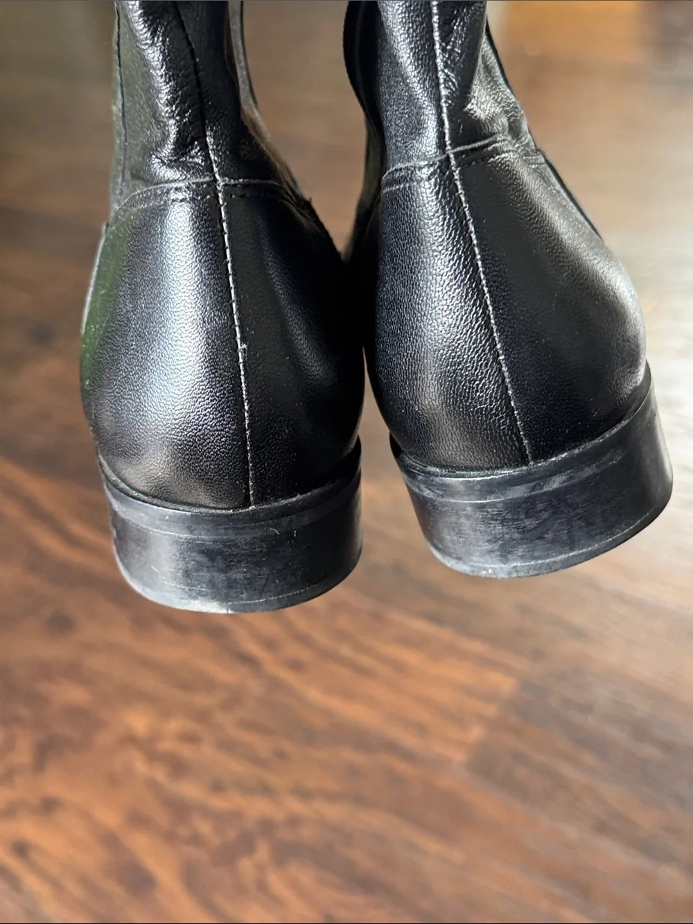 Talbots Black Leather Riding Boots